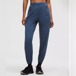 Lululemon Adapted State HR Jogger Womens 8 Blue High Rise Blue Twill NWT